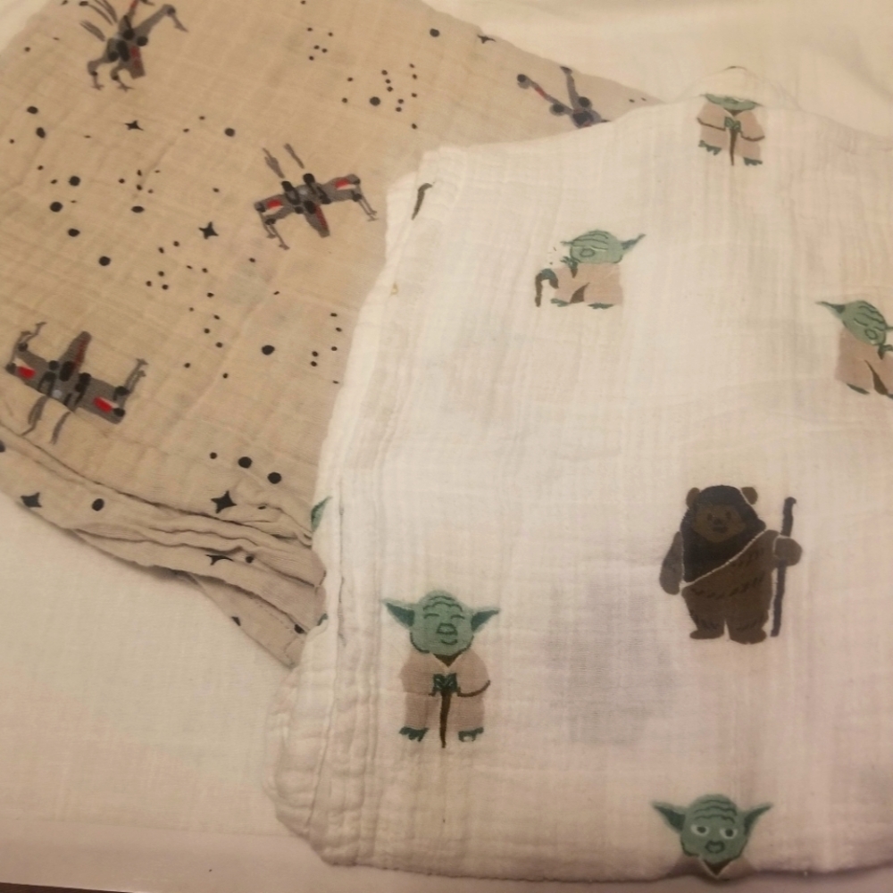 Star Wars Pottery Barn Kids swaddle two